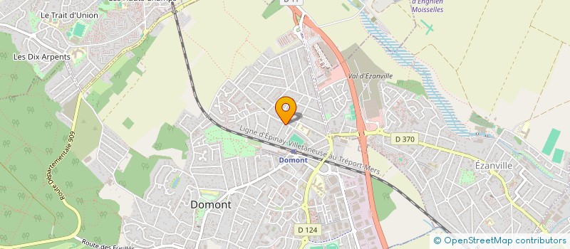 localisation de l'entreprise CORREIA & ASSOCIES  DOMONT