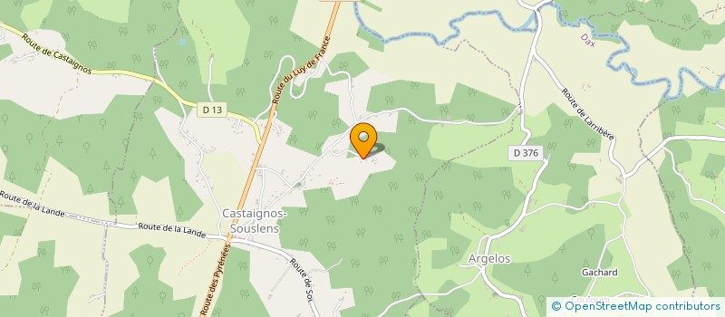 localisation de l'entreprise CORREIA ET FILS  HAGETMAU