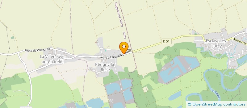 localisation de l'entreprise CORREIA JORGE  PERIGNY-LA-ROSE