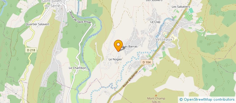 localisation de l'entreprise CORREIA TORRES  VESSEAUX