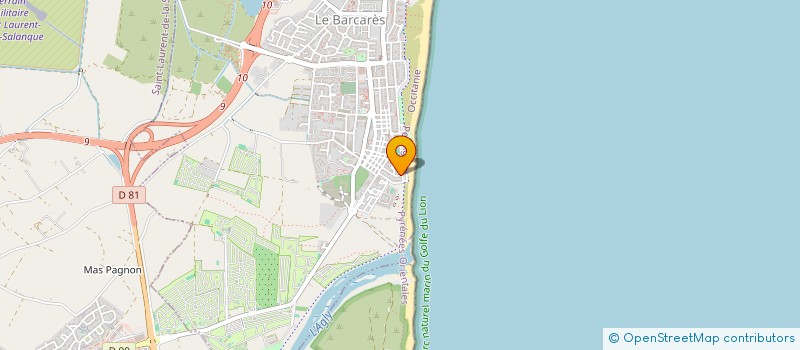 localisation de l'entreprise CORREIA TORRES LMNP  LE BARCARES