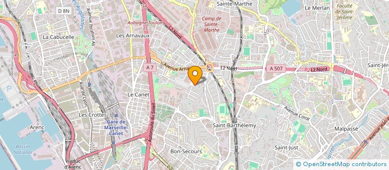 localisation de l'entreprise CORRENS à MARSEILLE