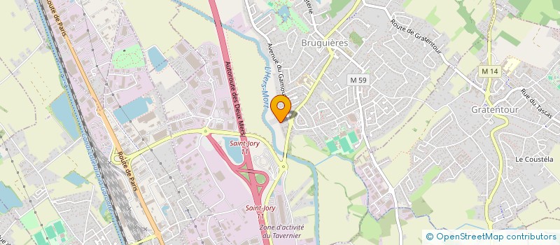 localisation de l'entreprise CORRERELLA  BRUGUIERES