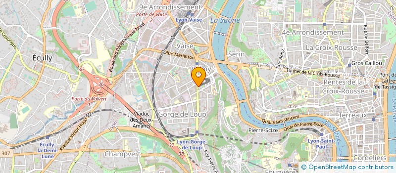 localisation de l'entreprise CORRESP PROTECT SOCIALE à LYON