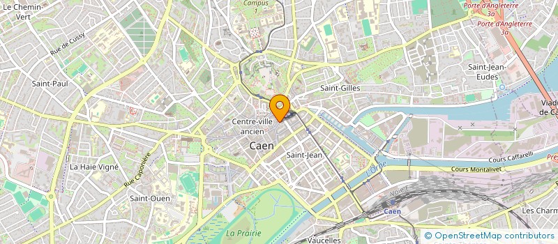 localisation de l'entreprise CORRESPONDANCES ET MUSIQUE à CAEN