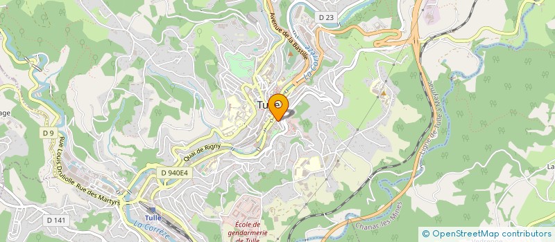 localisation de l'entreprise CORREZ'ART  TULLE