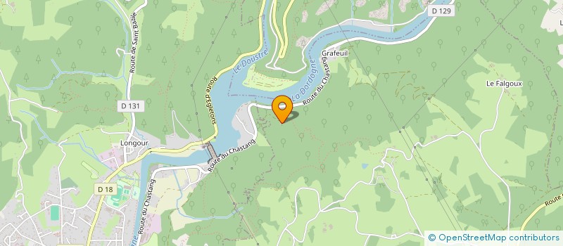 localisation de l'entreprise CORREZE  HAUTEFAGE