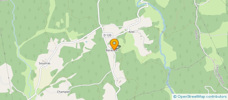 localisation de l'entreprise CORREZE BOIS RONDS à PALISSE
