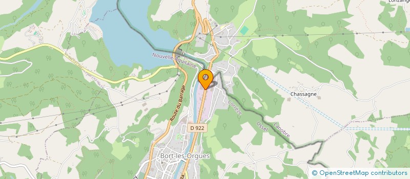 localisation de l'entreprise CORREZE CANTAL CUIR à BORT-LES-ORGUES