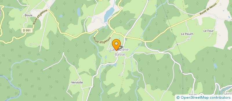 localisation de l'entreprise CORREZE ENSEIGNES COMPOSITE à NEUVIC