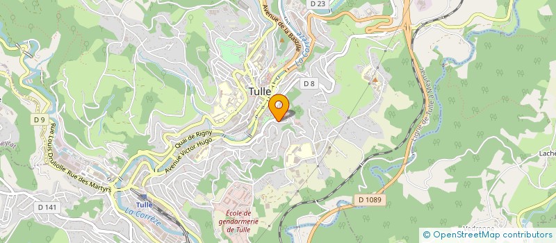 localisation de l'entreprise CORREZE EQUIPEMENT  TULLE