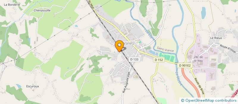 localisation de l'entreprise CORREZE HOCKEY CHALLENGE  VARETZ