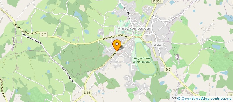 localisation de l'entreprise CORREZE MESSAGERIE EXPRESS à SAINT-SORNIN-LAVOLPS