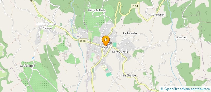 localisation de l'entreprise CORREZE SOLIDAIRE  MEYSSAC