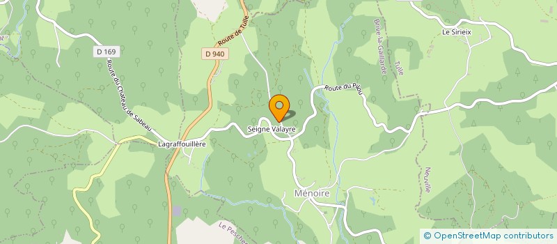 localisation de l'entreprise CORREZE TECHNIQUE INVEST  AUBAZINE