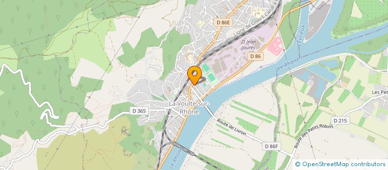 localisation de l'entreprise CORRIDOR à LA VOULTE-SUR-RHONE