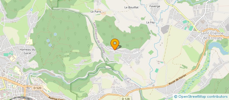 localisation de l'entreprise CORRIERI-LIZOT  SAINT-ETIENNE-DE-CROSSEY