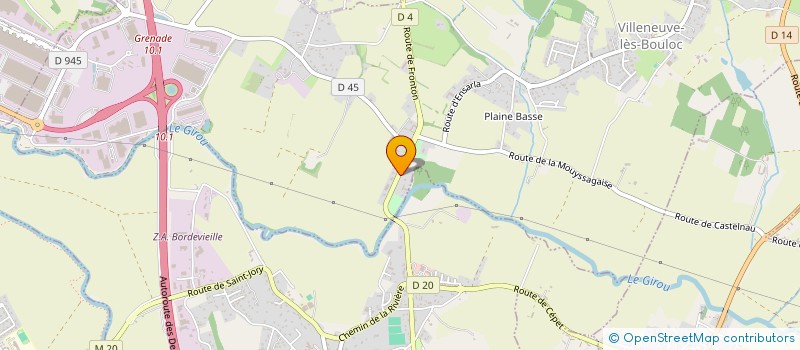 localisation de l'entreprise CORRIGE EN VERT à VILLENEUVE-LES-BOULOC