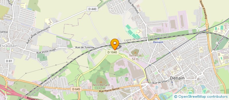 localisation de l'entreprise CORROENNE MAXIME  DENAIN