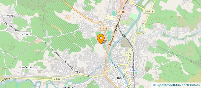 localisation de l'entreprise CORRONS M  LIMOUX