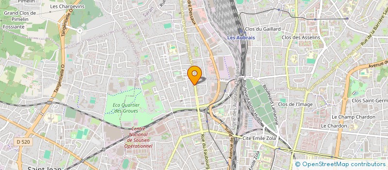 localisation de l'entreprise CORROPRIETE IMMEUBLE FG BANNIER à ORLEANS