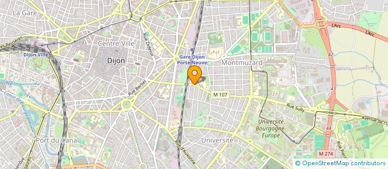 localisation de l'entreprise CORROY SAP SERVICES à DIJON