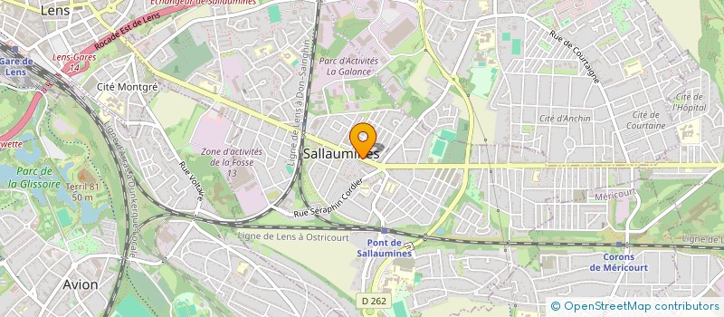 localisation de l'entreprise CORROYEZ BELLOY IMMOBILIER  SALLAUMINES