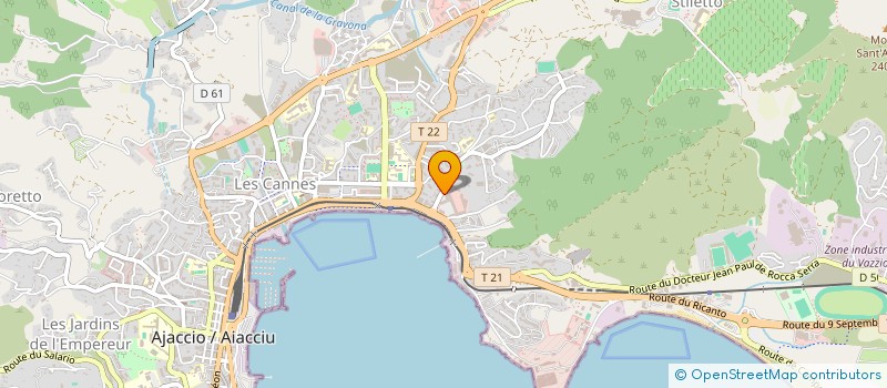 localisation de l'entreprise CORS'ELEC à AJACCIO