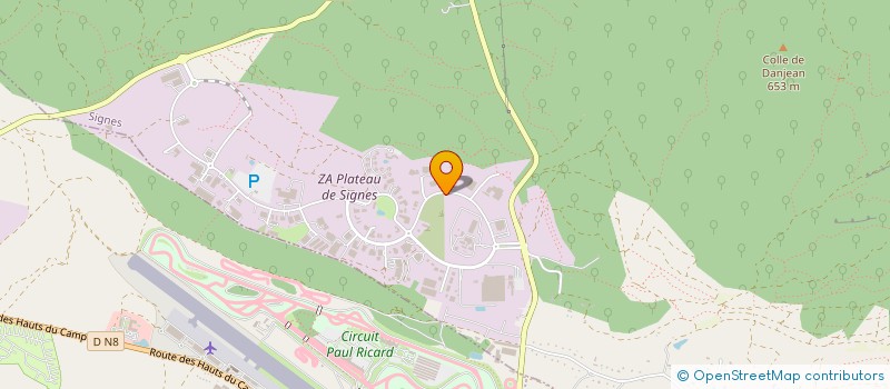 localisation de l'entreprise CORS FRANCE à SIGNES