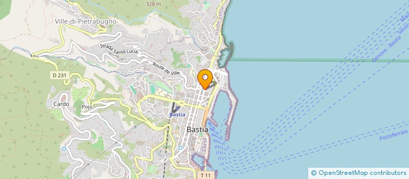 localisation de l'entreprise CORS HARMONIX à BASTIA
