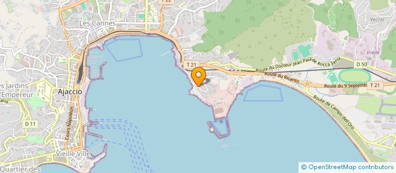 localisation de l'entreprise CORS'HYDRO à AJACCIO
