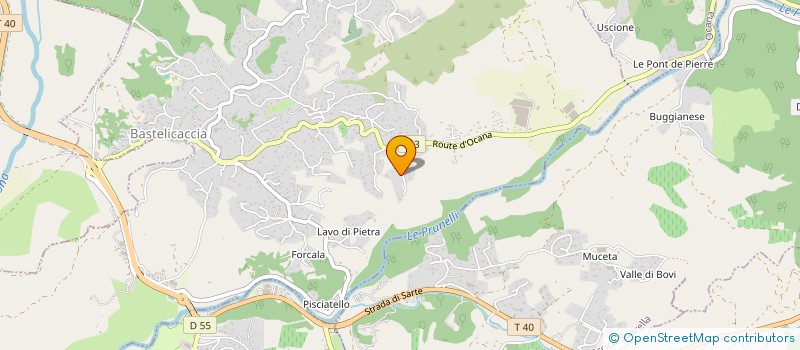 localisation de l'entreprise CORS'PRO BALEONE à BASTELICACCIA