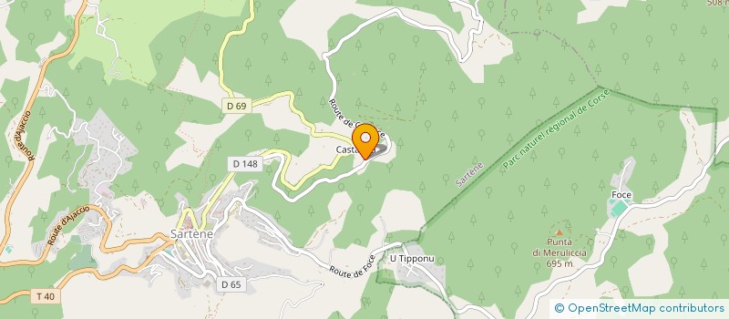 localisation de l'entreprise CORS'STORES à SARTENE