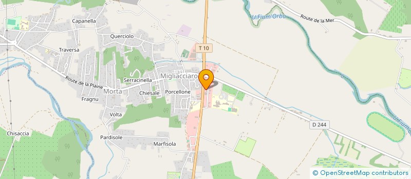 localisation de l'entreprise CORSABRIS à PRUNELLI-DI-FIUMORBO
