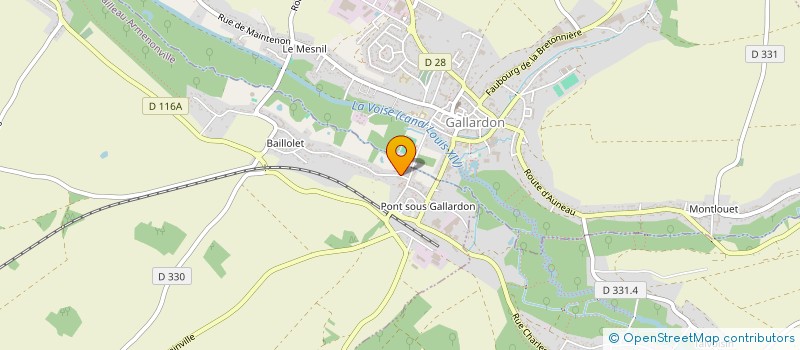 localisation de l'entreprise CORSAIRE SERVICES SAS à BAILLEAU-ARMENONVILLE