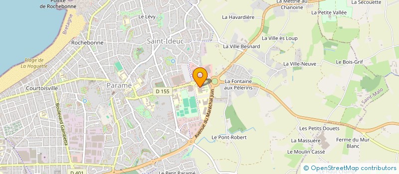 localisation de l'entreprise CORSAIRE SOLIDAIRE  SAINT-MALO