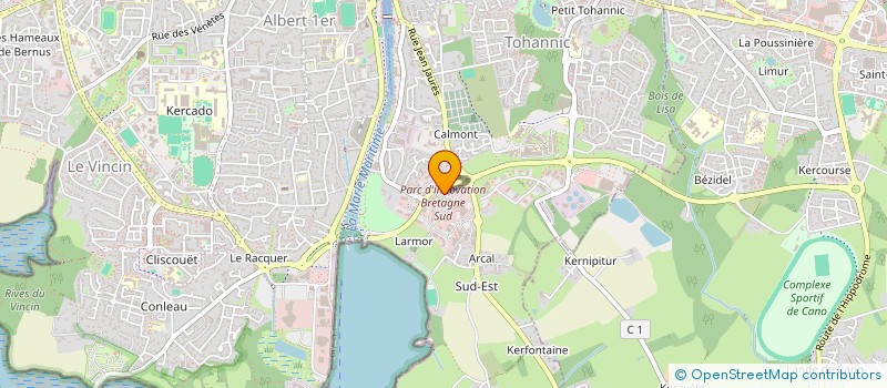 localisation de l'entreprise CORSAIRES à VANNES