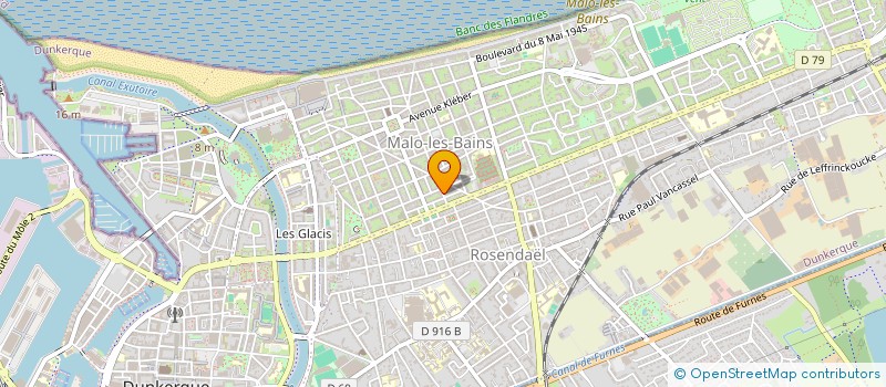 localisation de l'entreprise CORSAIRES ALL OVER THE WORLD à DUNKERQUE