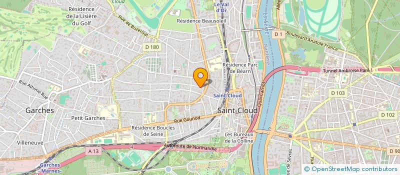 localisation de l'entreprise CORSAIRES DE TRUBLET à SAINT-CLOUD