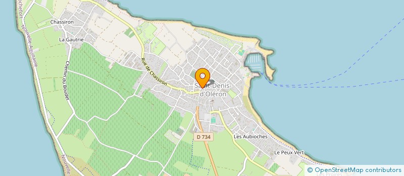 localisation de l'entreprise CORSAIRIMMO  SAINT-DENIS-D'OLERON