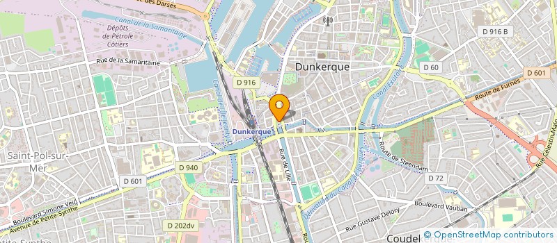 localisation de l'entreprise CORSARO à DUNKERQUE