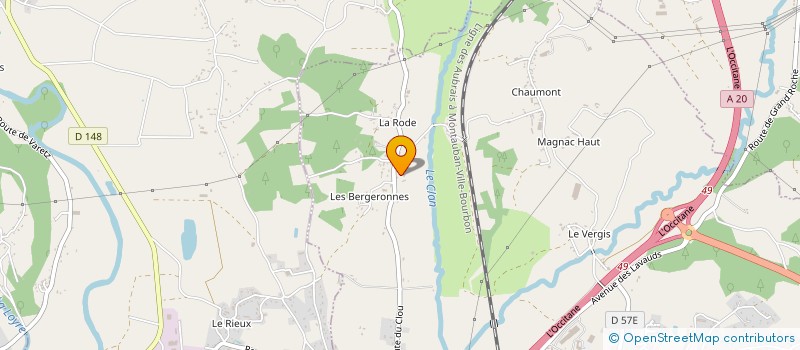 localisation de l'entreprise CORSAV  USSAC