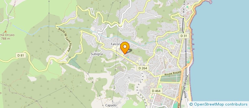 localisation de l'entreprise CORSE COACHING à BASTIA