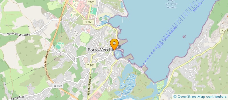 localisation de l'entreprise CORSE DEVELOPPEMENT à PORTO-VECCHIO
