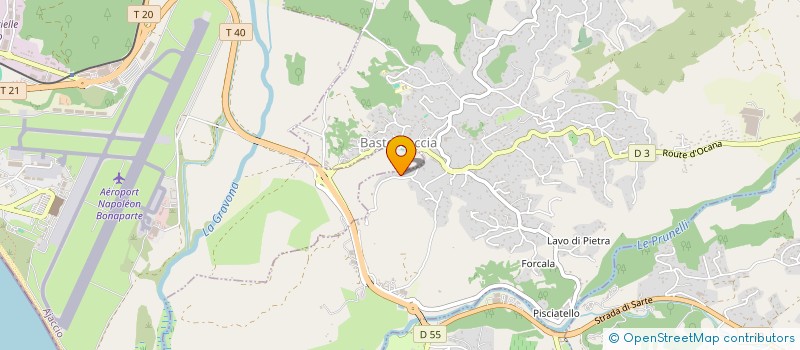 localisation de l'entreprise CORSE ECO ENERGIE à BASTELICACCIA