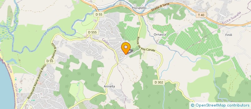 localisation de l'entreprise CORSE ELECTRICITE DOMOTIQUE à CAURO