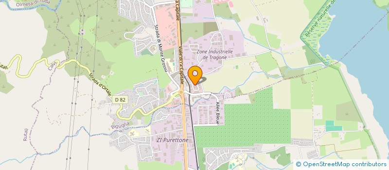 localisation de l'entreprise CORSE EURO OCCASION  BIGUGLIA