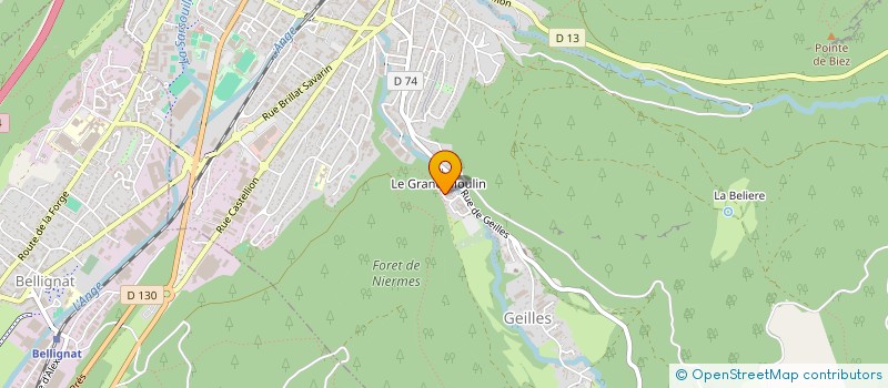 localisation de l'entreprise CORSE FRUITS à OYONNAX