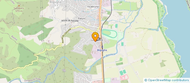 localisation de l'entreprise CORSE GEOTEK à BIGUGLIA