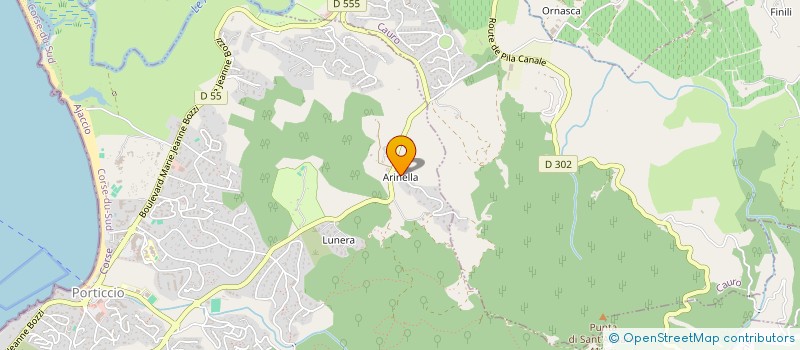 localisation de l'entreprise CORSE IMMERSION TRAVAUX  GROSSETO-PRUGNA